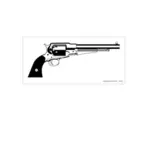 Revolver Remington 1858 vektortegning