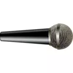 Vektorbild av fotorealistiska metall mikrofon