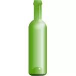 בקבוק ירוק בתמונה וקטורית