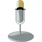 Ilustração em vetor microfone
