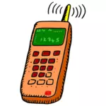 Vector illustraties van mobiele telefoon