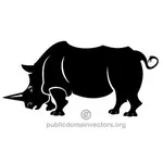 Rhinoceros vector graphics