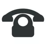 Telefoon pictogram glinsterende clip art