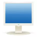 Computer LCD-Display-Vektor-Grafiken