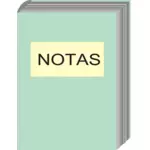 Notebook vektor ilustrasi