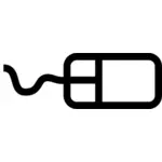 תמונת וקטור של סמל האינטרנט העכבר PC