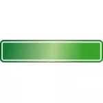 Drogi zielony znak szablon grafika wektorowa