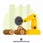 Gergaji robot untuk kayu