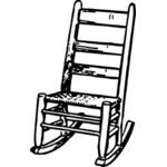 Кресло-качалка векторное изображение
