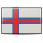 Faroe Adaları bayrağı görüntü