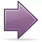 '' Pergi berikutnya '' ungu ikon
