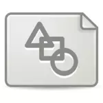 Immagine vettoriale dell'icona mimetype