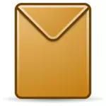 Bruine envelop afbeelding