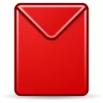 赤い封筒のアイコン