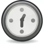 Grey clock icon