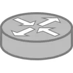 Ruteren symbol vektor image