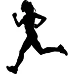 女子赛跑运动员