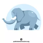 Gajah berlari