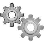 Zahnrad-Mechanik-Vektor-illustration