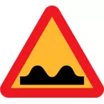 Traffic sign for a speed bump