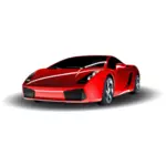 Røde Lamborghini vektor kunst