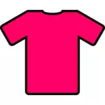 Różowy t-shirt wektorowa