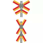 Intersecţia trafic simbol vectoriale