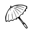 Paraply vektorritning