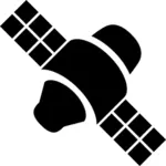 Prediseñadas satélite icono vector