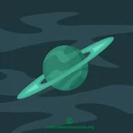 Planet Saturn-Vektor-Grafiken