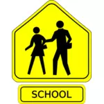 Schule-Überfahrt-symbol