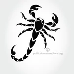 Graphiques vectoriels Scorpion