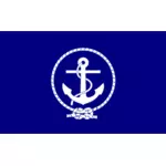 Scouts marins drapeau vectoriel