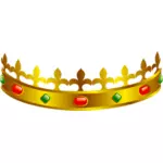 Clip-art vector da coroa de um rei