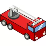 火災緊急トラック ベクトル画像
