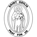 Saint Odile ikon