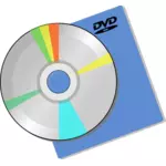 قرص DVD على صورة الأكمام