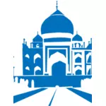 Taj Mahalin vektorigrafiikka