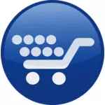 Shopping cart vektor ikonbild