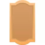 Blank sign vector image