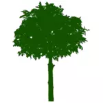 Зеленое дерево значок