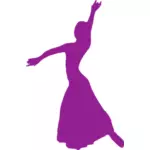 Movimento di danza flamenco