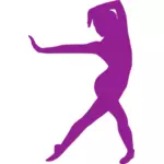 Ikona fialová cvičení