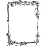 Eenvoudige daisy frame