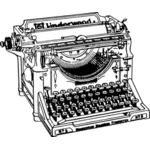 Простая старая пишущая машинка