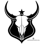 Logotipo del cráneo animal