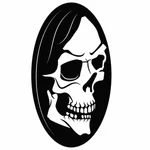 Skull death symbol