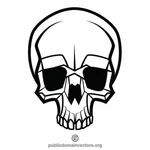 Skull skeleton vektorgrafikk