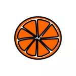 In Scheiben geschnitten orange Vektor-Bild