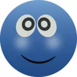 Smiley azul